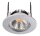 Einbaustrahler, COB-68-24V-8,5 W-4000K-Rund-Tilt-Silber, Spannungskonstant, 24 V/DC, IP 20
