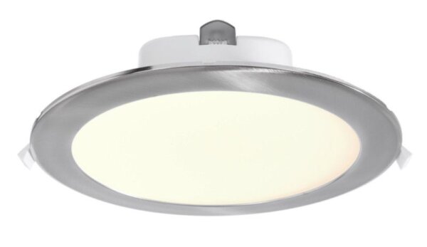 Downlight, Acrux 195 mm, 26 W, DIM, 3000/4000/6000 K, Silber, 220-240 V/AC, 50 / 60 Hz, IP 20