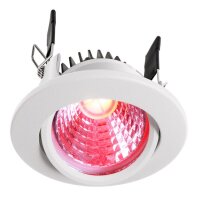 Einbaustrahler, COB 68, 8,5 W, RGB/3000K, Weiß,...