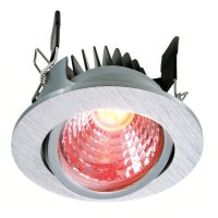 Einbaustrahler, COB 68, 8,5 W, RGB/3000K, Silber,...
