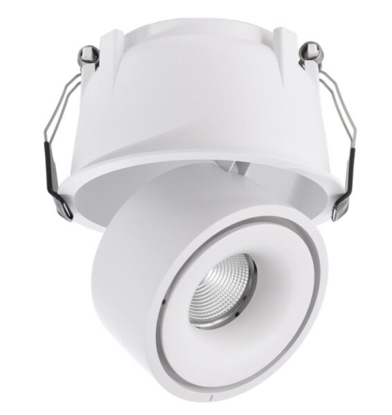 Einbaustrahler, Uni 2 Tilt, 12 W, 3000 K, Weiß, Stromkonstant, 33-34 V/DC, Bemessungsstrom: 350 mA,