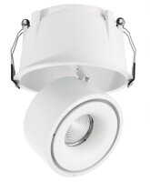 Einbaustrahler, Uni 2 Max Tilt, 24 W, 3000 K, Weiß, Stromkonstant, 34-35 V/DC, Bemessungsstrom: 700