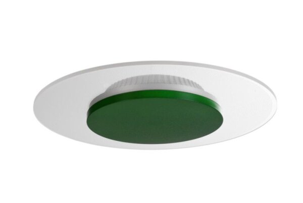 Deckenaufbauleuchte, Set, Zaniah 290 mm, 12 W, DIM, 3000 K, Cover Grün, 220-240 V/AC, 50 / 60 Hz, IP