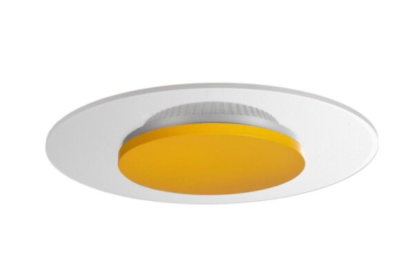 Deckenaufbauleuchte, Set, Zaniah 290 mm, 12 W, DIM, 3000 K, Cover Gelb, 220-240 V/AC, 50 / 60 Hz, IP
