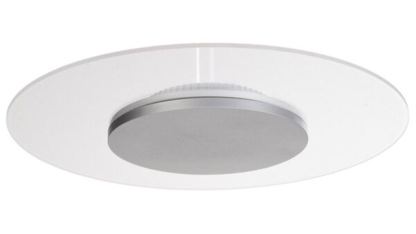 Deckenaufbauleuchte, Set, Zaniah 370 mm, 18 W, DIM, 3000 K, Cover Silber, 220-240 V/AC, 50 / 60 Hz,