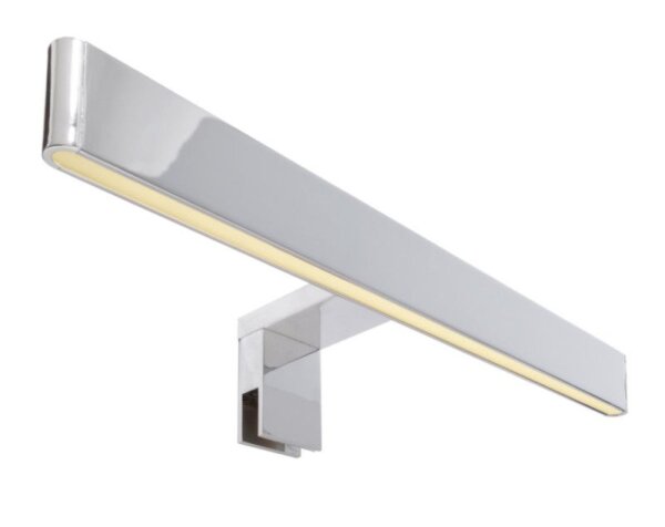 Möbelaufbauleuchte, Spiegel Line I, 8 W, 3000 K, Silber, Spannungskonstant, 12 V/DC, IP 44