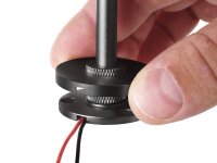 Vitrinenleuchte, Herculis Big 250 mm, 1 W, 3000 K, Schwarz, Stromkonstant, 3 V/DC, Bemessungsstrom: