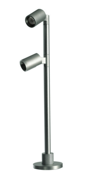 Vitrinenleuchte, Herculis Double 200 mm, 2 W, 3000 K, Silber, Stromkonstant, 6 V/DC, Bemessungsstrom