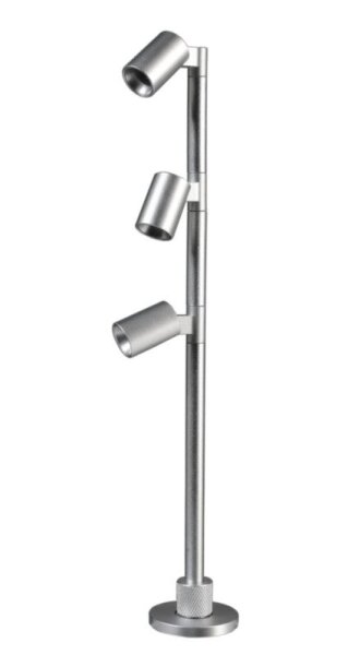 Vitrinenleuchte, Herculis Triple 250 mm, 3 W, 3000 K, Silber, Stromkonstant, 9 V/DC, Bemessungsstrom