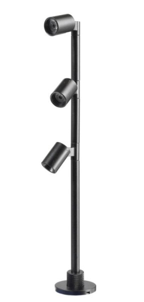 Vitrinenleuchte, Herculis Triple 250 mm, 3 W, 4000 K, Silber, Stromkonstant, 9 V/DC, Bemessungsstrom