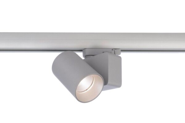 3-Phasen-Spot, Nihal Mini, 15 W, DIM, 4000 K, Silber, 220-240 V/AC, 50 / 60 Hz, IP 20