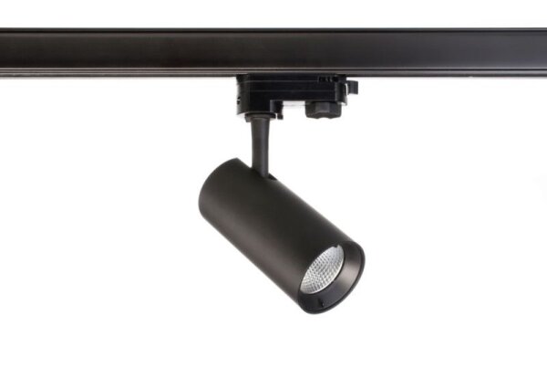 3-Phasen-Spot, Horus, 7 W, 3000 K, Schwarz, 220-240 V/AC, 50 / 60 Hz, IP 20