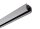3-Phasen Schienensystem, D Line Aufbaustromschiene 3m, Hellgrau, Fenstergrau RAL 7040, 220-440 V/AC,