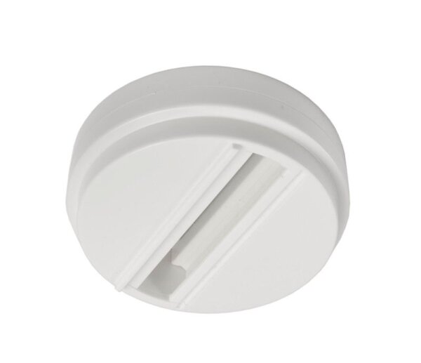 3-Phasen Schienensystem, D Line Aufbau-Adapter für Leuchten, Verkehrsweiß RAL 9016, 220-240 V/AC, IP