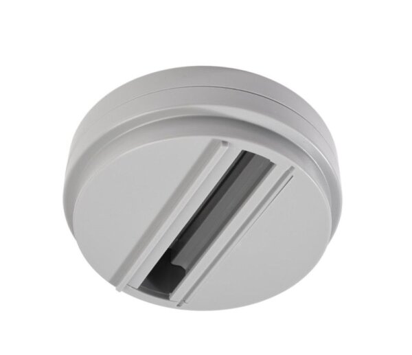 3-Phasen Schienensystem, D Line Aufbau-Adapter für Leuchten, Hellgrau, Fenstergrau RAL 7040, 220-240