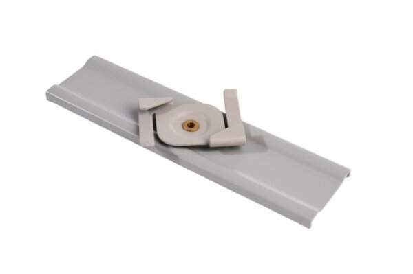 3-Phasen Schienensystem, D Line Rasterdecken Schnellmontageklammer, Hellgrau, Fenstergrau RAL 7040