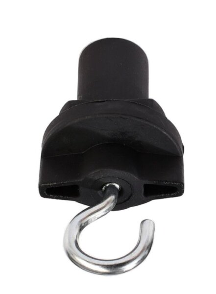 3-Phasen Schienensystem, D Line/Dali Schilderhaken, Graphitschwarz RAL 9011