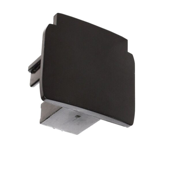 3-Phasen Schienensystem, D Line/Dali Endkappe für Aufbauschiene, Graphitschwarz RAL 9011