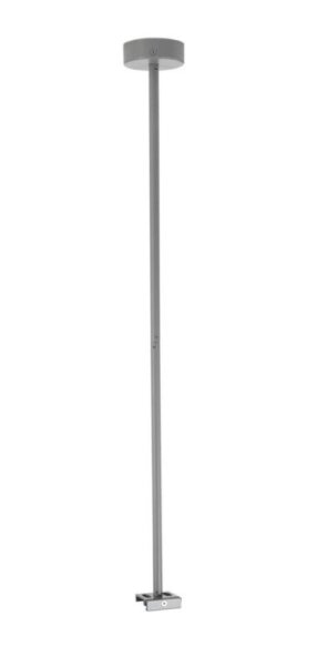 3-Phasen Schienensystem, D Line Deckenabhängung starr (63,5cm) für 3-Phasen, Hellgrau, Fenstergrau R