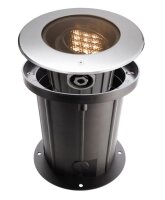 Bodeneinbauleuchte, Soft Flex, 18 W, 3000 K, Silber,...