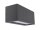 Wandaufbauleuchte, Rilongo geschlossen Up and Down, 1x max. 15 W E27, Dunkelgrau, 220-240 V/AC, 50 /