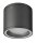 Deckenaufbauleuchte, Mob Round I, 1x max. 9 W GX53, dunkelgrau, 220-240 V/AC, 50 / 60 Hz, IP 54