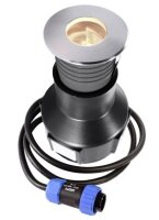 Bodeneinbauleuchte, Fornac, 2,7 W, 3000 K, Silber,...