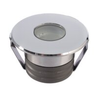 Bodeneinbauleuchte, Peacock, 2 W, 3000 K, Silber, 220-240...