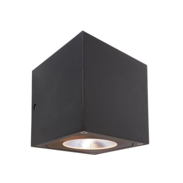 Wandaufbauleuchte, Cubodo 2 Single, 8,5 W, 3000 K, Dunkelgrau, 220-240 V/AC, 50 / 60 Hz, IP 54