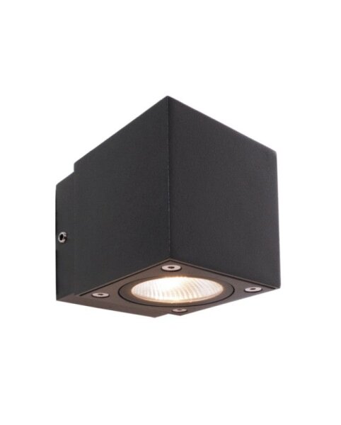 Wandaufbauleuchte, Cubodo 2 Single Mini, 5 W, 3000 K, Dunkelgrau, 220-240 V/AC, 50 / 60 Hz, IP 54