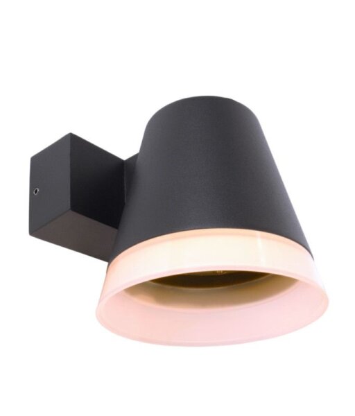 Wandaufbauleuchte, Serpentis, 6,2 W, 3000 K, Grau, 220-240 V/AC, 50 / 60 Hz, IP 54