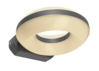 Wandaufbauleuchte, Muscae, 13 W, 3000 K, Grau, 220-240...