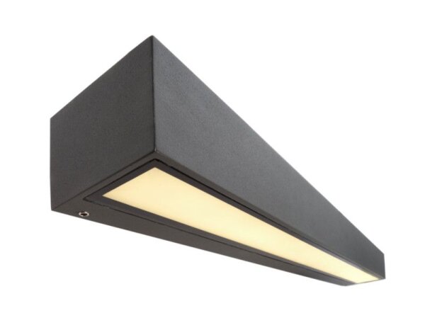 Wandaufbauleuchte, Linear II Double 500 mm, 20 W, 3000 K, Dunkelgrau, 220-240 V/AC, 50 / 60 Hz, IP 6