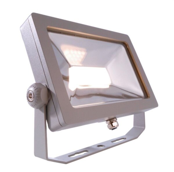Fluter, Flood SMD I 30 W, 3000 K, Silber, 220-240 V/AC, 50 / 60 Hz, IP 65, IP 44