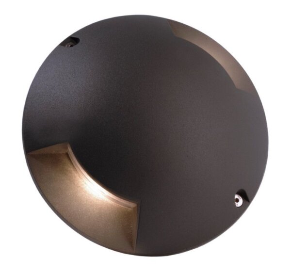 Bodenaufbauleuchte, Helios II, 3,8 W, 3000 K, Dunkelgrau, 220-240 V/AC, 50 / 60 Hz, IP 67