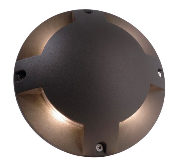 Bodenaufbauleuchte, Helios IV, 5,5 W, 3000 K, Dunkelgrau, 220-240 V/AC, 50 / 60 Hz, IP 67