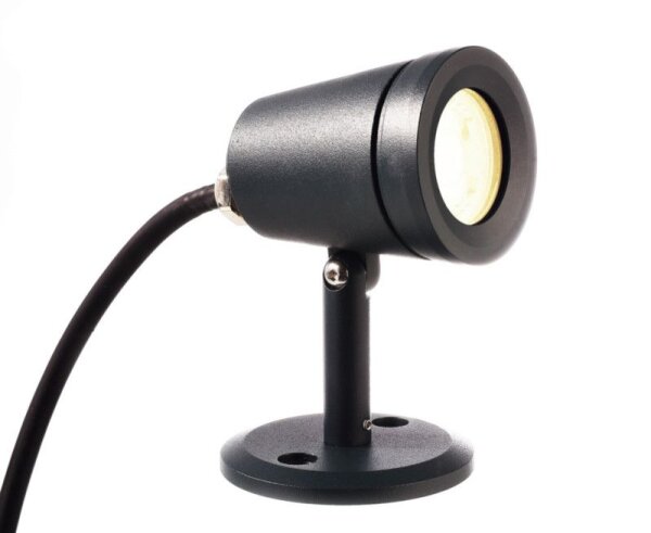 Fluter, Colt COB, 3,2 W, RGB/2700 K, Schwarz, Spannungskonstant, 24 V/DC, IP 65