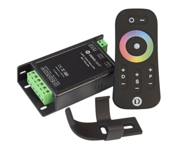 Deko-Light, RF Komplettset, RF Color Remote, Spannungskonstant, Dimmbar: Ja, RF 2,4 GHz, 12-48 V/DC,