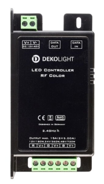 Deko-Light, Niedervolt RF Dimmer (CV, DC), RF Color, Spannungskonstant, Dimmbar: Ja, RF 2,4 GHz, 12-