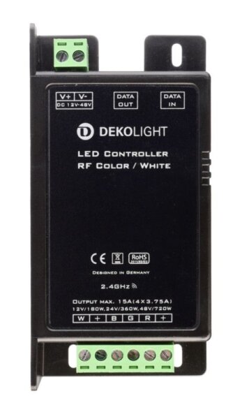 Deko-Light, Niedervolt RF Dimmer (CV, DC), RF Color + White, Spannungskonstant, Dimmbar: Ja, RF 2,4