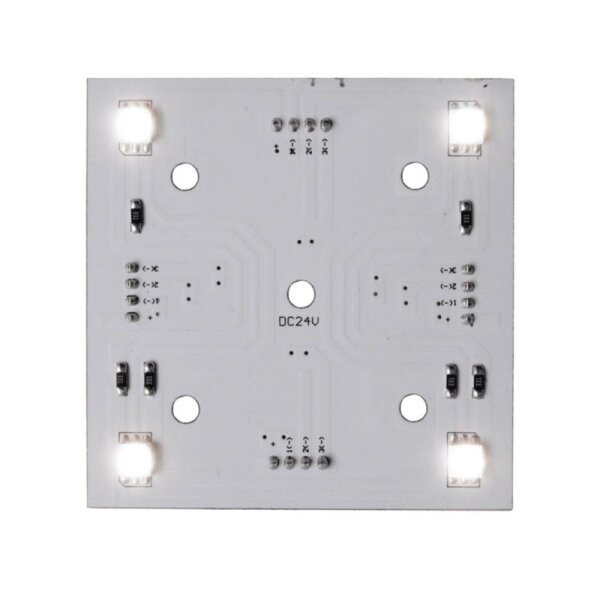 Modular System, Modular Panel II 65x65 mm, 1,5 W, 6300 K, Weiß, Spannungskonstant, 24 V/DC, IP 20