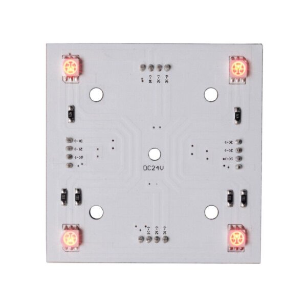 Modular System, Modular Panel II 65x65 mm, 1,5 W, RGB, Weiß, Spannungskonstant, 24 V/DC, IP 20