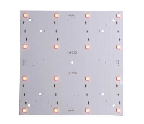 Modular System, Modular Panel II 166x166 mm, 5,5 W, RGB, Weiß, Spannungskonstant, 24 V/DC, IP 20