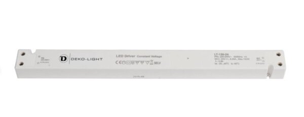 Deko-Light, Netzgerät (CV, DC), LONG-FLAT, CV, LT-150-24, Spannungskonstant, 150.0 W, 220-240 V/AC,