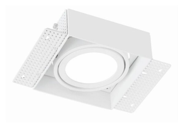 Mechanisches Systemzubehör, Kardaneinsatz 1-fach ohne Rahmen für Modular System COB, Weiß, 120x120 m