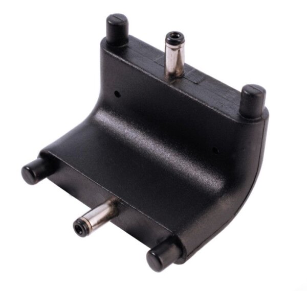 Elektrisches Systemzubehör, Winkelverbinder Mia vertikal, schwarz, Länge: 22.62 mm, Breite: 37.6 mm,