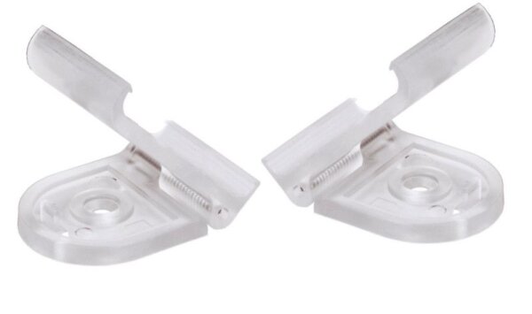 Mechanisches Systemzubehör, Befestigungsclips 2er Set Mia, verstellbar, Länge: 30 mm, Breite: 39.2 m