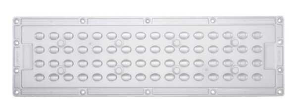 Mechanisches Systemzubehör, Linear Highbay Lense 70°, Länge: 290 mm, Breite: 86 mm, Höhe: 8 mm