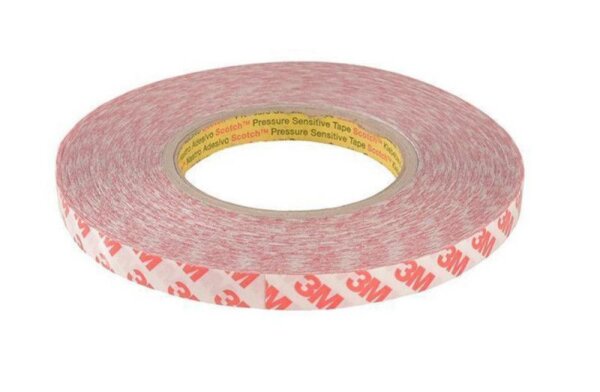 Mechanisches Montagezubehör, 3M Doppelseitiges Klebeband 50000x12x0,2mm, Länge: 50 m, Breite: 12