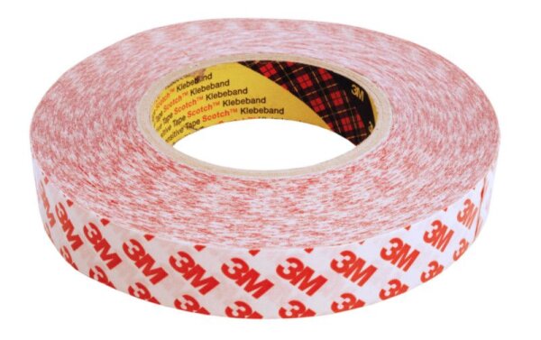 Mechanisches Montagezubehör, 3M Doppelseitiges Klebeband 50000x25x0,2mm, Länge: 50 m, Breite: 25 mm,